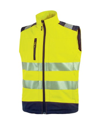 Gilet U-POWER DANY Soft Shell idrorepellente, tasca portacellulare e con bande rinfrangenti
96% POLIESTERE • 4% ELASTANE • MEMBRANA TPU • 320 gr/m²